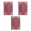 3Pcs Classic Vintage Hardcover Notebook Journal Book 5