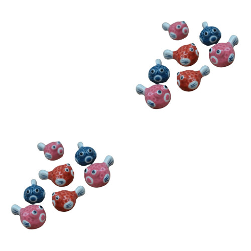 14Pcs Assorted Ceramic Fish Chopsticks Rests for Elegant Table Decor 2