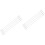 8Pcs White Blind Wands with Hook Window Blind Replacement Rods 4