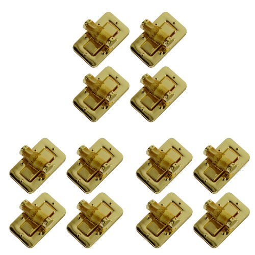 12Pcs Golden Handbag Hardware Lock Elegant Bag Accessories Replacement 1
