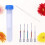 5pcs Punch Needle Set with Open Beaded Needle and Bottle 5