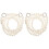 2Pcs Pearl Chain Purse Strap Metal Bag Replacement Accessory 3