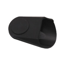 2Pcs Lightweight Black Rubber Saxophone Mouthpiece Protection Covers