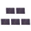 5Pcs Purple Artificial Mini Grass Clusters for Model Train Landscape 5