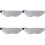 4Pcs Grey Sleep Eye Mask Adjustable Blindfold 6