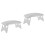 2Pcs Practical Foldable Nail Hand Rest Grey Plastic for Nail Art 6