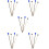 10Pairs Assorted Color Performance Drumsticks Home Use Maple Wood 10