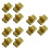12Pcs Golden Handbag Hardware Lock Elegant Bag Accessories Replacement 7