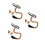 3Sets Light Brown Lion Costume Set Polyester Cosplay Ears Tail Kit 3