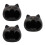 3Pcs Creative Ceramic Cat Ashtray Black Large Ash Tray for Smokers 7