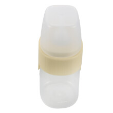4Pcs Yellow Pet Milk Feeding Bottles with Wide Mouth for Easy Cleaning
