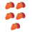 10Pcs Reusable Ceramic Fruit Bowls Mini Appetizer Plates for Home Use 4