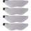 4Pcs Grey Sleep Eye Mask Adjustable Blindfold 9