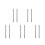 10Pcs Adjustable Black Curtain Rod Pull Wand for Window Blinds 8