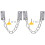 4 Sets Baby Proof Window Chain Locks Stainless Steel Security 2