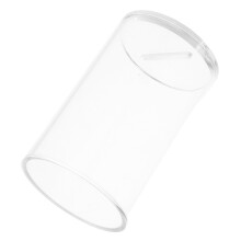 5Pcs Clear Money Saving Containers Acrylic Tip Jars for Cash and Coins