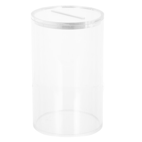 5Pcs Transparent Money Saving Boxes Acrylic Tip Jar for Restaurant Use 2
