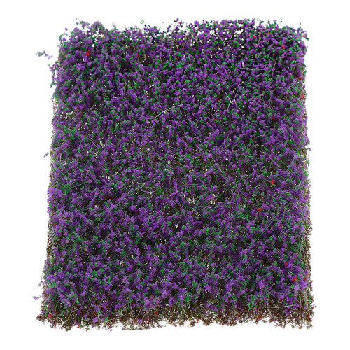 5Pcs Purple Artificial Mini Grass Clusters for Model Train Landscape 1