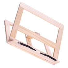 4Pcs Portable Wooden Book Rack for Textbooks Music Scores