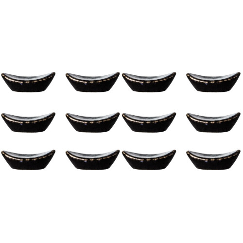12Pcs Black Ceramic Chopsticks Rest Holder Tableware Pillow 1