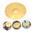 Drum Crash Cymbal with Durable Alloy Construction, Smooth Edge Safety, Quick Response for Drum Set 5