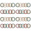 40 Pcs Decorative Shirt Clips Multi-Function Scarf Fasteners Mixed 4