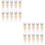 20Pcs Plastic Empty Lipstick Tubes DIY Lip Gloss Containers Assorted 6