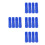 16Pcs Blue Extension Pole Threaded Adapter Plastic for Mop and Broom 7