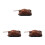 3Pcs Dark Red Diecast Panzer Tank Models for Office Display 7