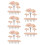 50 Pcs Mini Sand Table Trees Artificial Cherry Blossom Bonsai Decor 4