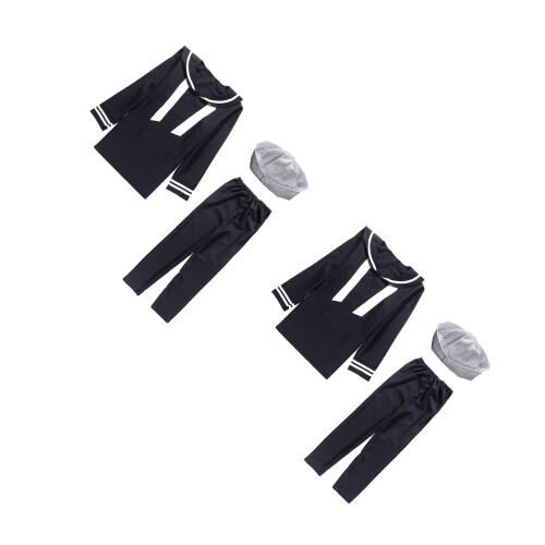 2Sets Polyester Sailor Set Halloween Marine 1