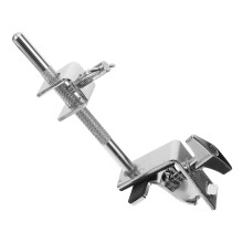 Cowbell Holder Clamp for Drum Kit with Secure Mounting Bracket and Durable Polished Finish
