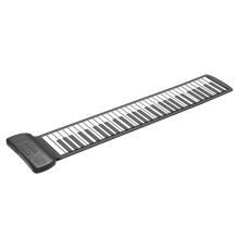 61 Key Roll Up Piano Keyboard with Builtin Speaker, Foldable Design for Adults and Kids