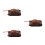 3Pcs Dark Red Diecast Panzer Tank Models for Office Display 9