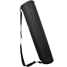 2Pcs Oxford Cloth Waterproof Yoga Mat Knapsack Black Gym Dance