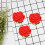 48Pcs Rose Shape Eraser Red Creative Stationery Pencil Erasers 9