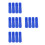 16Pcs Blue Extension Pole Threaded Adapter Plastic for Mop and Broom 6