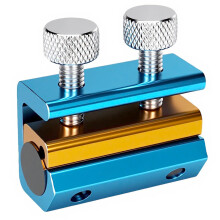 Motorcycle Cable Luber with Dual Knob Design for ATV Dirt Bike Scooter, Secure Positioning (Blue)