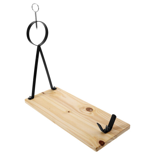 2Pcs Space-Saving Metal Ham Rack Beige for Home Use 1