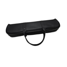 PU Leather Waterproof Flute Case with Soft Velvet Lining for 16 Hole Flute