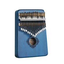 Professional 17 Key Kalimba Thumb Piano Mahogany Body with Tuning Hammer for Beginners