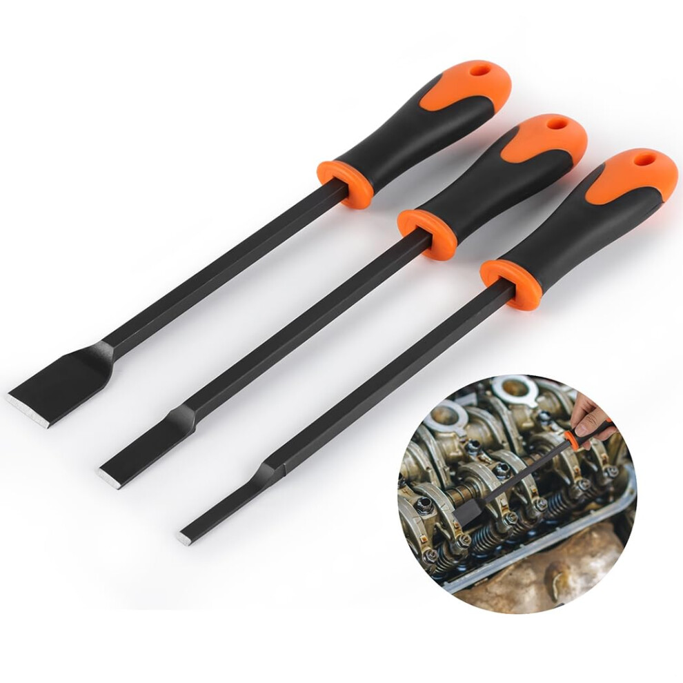 3Piece Heavy Duty Gasket Removal Tool And Window Scraper Set, Chrome Vanadium Steel, Ergonomic Grip 9070919800597