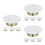 12Pcs White Galvanized Iron Fire Sprinkler Covers Plate Industrial Use 8