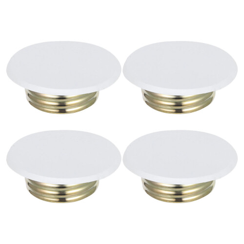 12Pcs White Galvanized Iron Fire Sprinkler Covers Plate Industrial Use 2