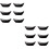12Pcs Black Ceramic Chopsticks Rest Holder Tableware Pillow 6