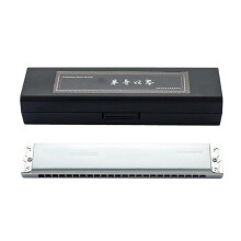 24 Hole Harmonica for Adults, Metal Monophonic Mouth Harp AF Tone, Accurate Tuning and Responsive Sound