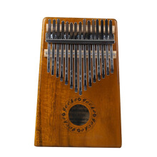 Kalimba Thumb Piano 15 Key Acacia Wood Finger Piano with Clear Bright Tone and Embossed Note Keys