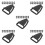 500Pcs Compact Plastic Chin Strap Buckles for Safety 8