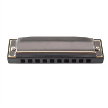Professional 10 Hole C Key Harmonica for Adults, Rich Responsive Sound, Durable Compact Design