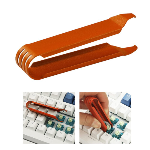 Metal Keycap Puller Tool for Mechanical Keyboard Quick Keycap Removal Heat‑Treated Build 1